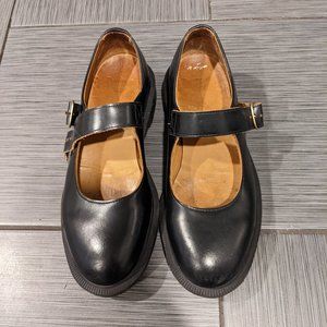 Dr. Marten's Indica Mary Jane Vintage Smooth - Black (Women's US 8)
